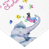 Chemin De Table Court Animaux caricaturaux mignons (Coin)