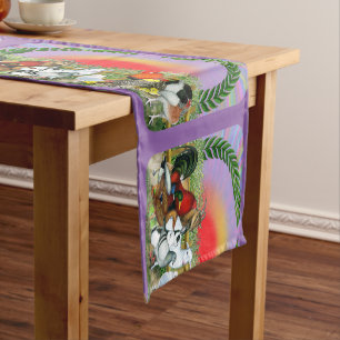 Chemin De Table Court Animaux de ferme