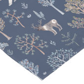 Chemin De Table Court Animaux d'hiver (Coin)