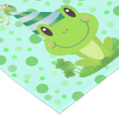 Chemin De Table Court Anniversaire de enfant de bienvenue | Grenouille (Coin)
