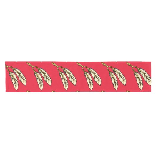 Chemin De Table Court Apache Feathers Thunder_Cove (Horizontal)