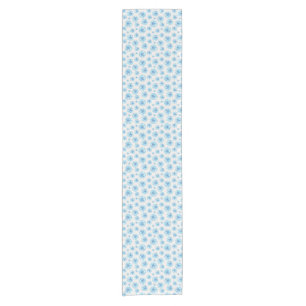 Chemin De Table Court Aquarelle de sable bleu aquatique