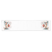 Chemin De Table Court Aquarelle Enchanted Winter Woodland Forest (Horizontal)