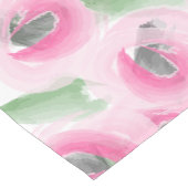 Chemin De Table Court Aquarelle florale (Coin)