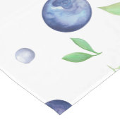 Chemin De Table Court Aquarelle fraîche d'été (Coin)