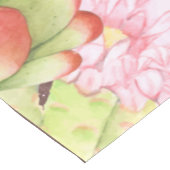 Chemin De Table Court Aquarelle magique Succulents (Coin)