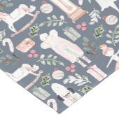 Chemin De Table Court Aquarelle moderne Nutcracker (Coin)