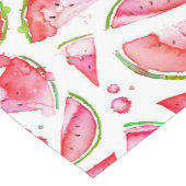 Chemin De Table Court Aquarelle pastèque 1 (Coin)