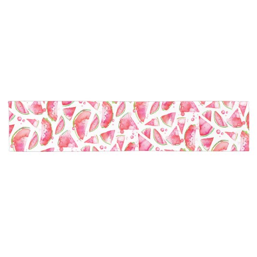 Chemin De Table Court Aquarelle pastèque 1 (Horizontal)