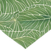 Chemin De Table Court Aquarelle verte Feuille  Motif (Coin)