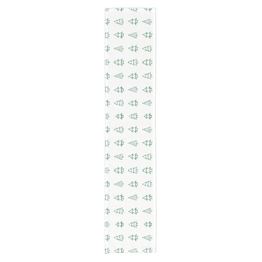 Chemin De Table Court Arbre de Noël (Devant)