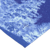 Chemin De Table Court Arbre de Noël bleu néon (Coin)