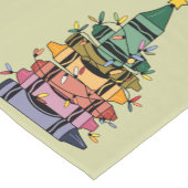 Chemin De Table Court Arbre de Noël Enseignant Vie Cadeau Enseignement (Coin)