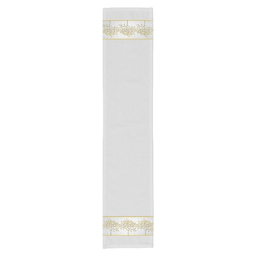 Chemin De Table Court Arbre dorée (Devant)