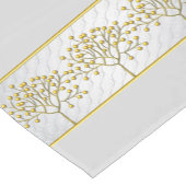 Chemin De Table Court Arbre dorée (Coin)