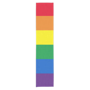 Chemin De Table Court Arc-en-ciel couleurs Lgbt drapeau gay