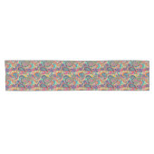 Chemin De Table Court Arc-en-ciel lumineux Paisley (Horizontal)
