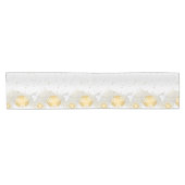 Chemin De Table Court Argent et or (Horizontal)