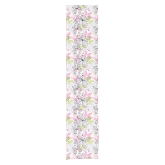 Chemin De Table Court Arrière - plan avec le papillon (Devant)