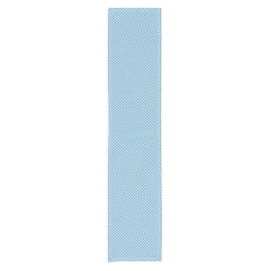 Chemin De Table Court arrière - plan Bleu-blanc de carrés