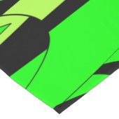 Chemin De Table Court Art abstrait citron vert (Coin)
