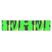 Chemin De Table Court Art abstrait citron vert (Horizontal)