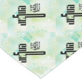 Chemin De Table Court Art de mot Jésus (Coin)