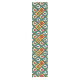 Chemin De Table Court Art Floral Africain