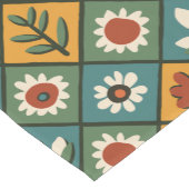 Chemin De Table Court Art Floral Africain (Coin)