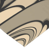 Chemin De Table Court Art Moderne Fondre des teintes Brown (Coin)