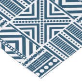 Chemin De Table Court Art Motif tribal bleu (Coin)