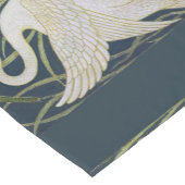 Chemin De Table Court Art Nouveau Swan Deux Swans (Coin)