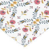 Chemin De Table Court art populaire scandinave (Coin)