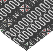 Chemin De Table Court Art tribal géométrique (Coin)