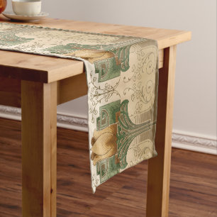 Chemin De Table Court Arts vintages et artisanat ou Motif de style Missi