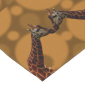 Chemin De Table Court Auto-réflexion Giraffe, (Coin)