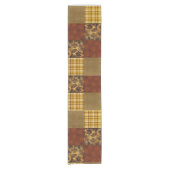 Chemin De Table Court Automne 4 coins 2 Design Tons chauds (Devant)
