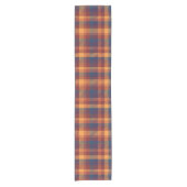 Chemin De Table Court Automne Automne Earth Tones Tweeter Plaid Motif (Devant)