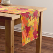Chemin De Table Court Automne Maple Feuille Motif  (In Situ)