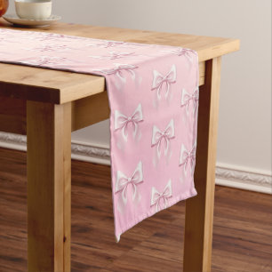 Chemin De Table Court Baby-Shower Minimaliste Arc-En-Ciel Rose