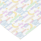 Chemin De Table Court Baby shower mot art table runner (Coin)