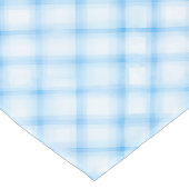 Chemin De Table Court Baby shower nautique à aquarelle bleu (Coin)