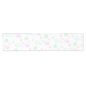 Chemin De Table Court Baby shower Rainbow Soap Bubbles (Horizontal)