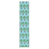 Chemin De Table Court Baguettes mignonnes grillant des marshmallows dess (Devant)
