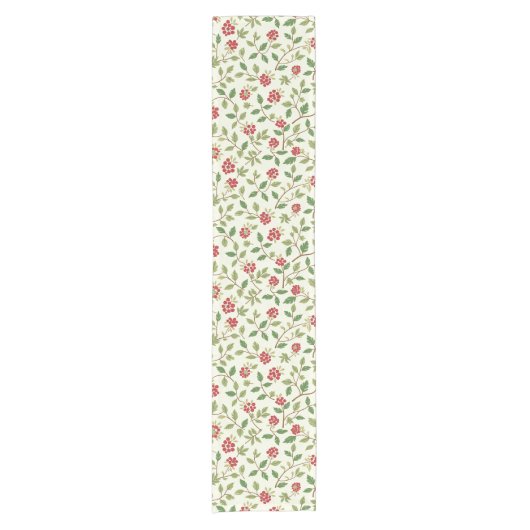 Chemin De Table Court baies fraîches et feuilles (Devant)