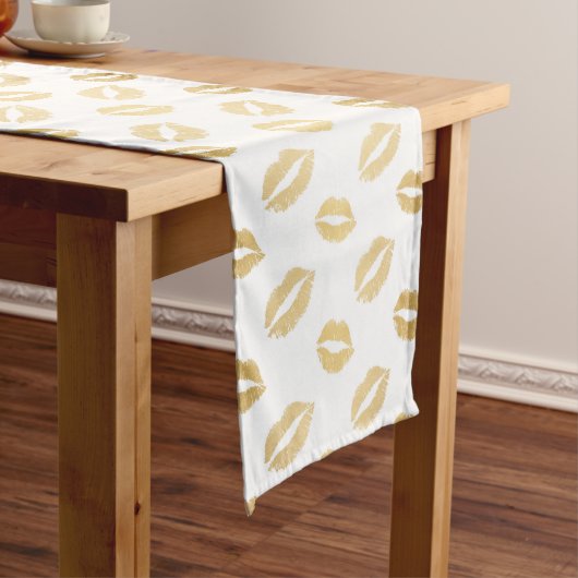 Chemin De Table Court Baisers Brillant (In Situ)