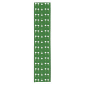 Chemin De Table Court Bals de golf en motif vert (Devant)