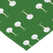 Chemin De Table Court Bals de golf en motif vert (Coin)