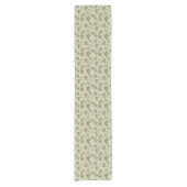 Chemin De Table Court Bamboo on Beige Sheers - Seamless surface (Devant)
