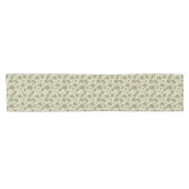 Chemin De Table Court Bamboo on Beige Sheers - Seamless surface (Horizontal)